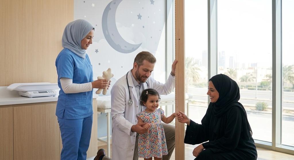 The children's room: growth and immunizations
